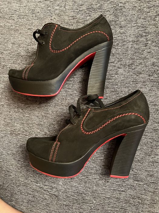 Полуботинки ботинки замш натуральный