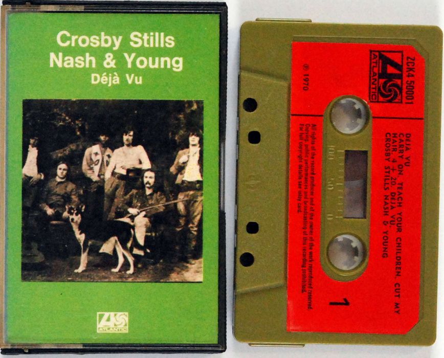 Crosby, Stills, Nash & Young - Deja Vu (UK) MC I Wydanie 1970r.