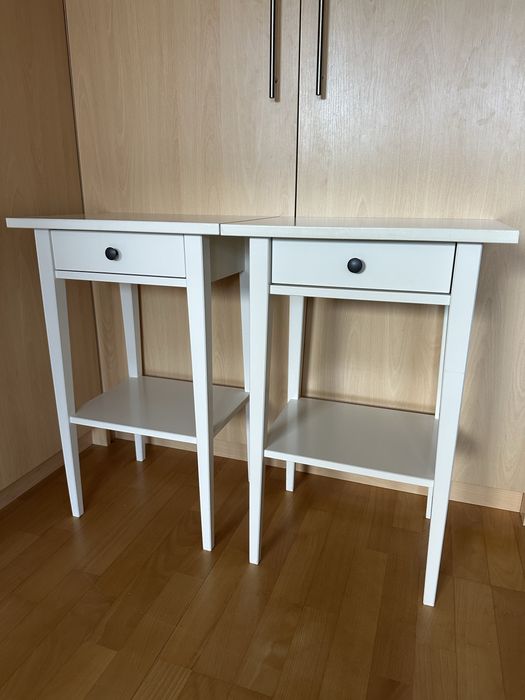 Ikea Hemnes dwa stoliki złamana biel/nie bejca