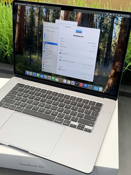 MacBook Air M2 15 2023 8/256GB Space Gray, повний комплект, гарантія