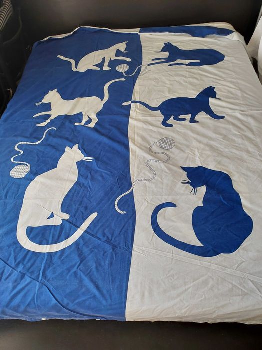 Capa de edredão + 2 fronhas (cama casal)