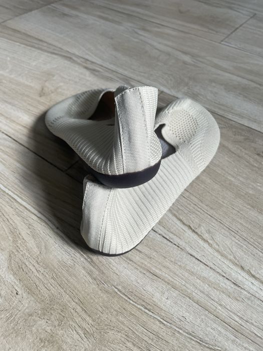 Letnie baleriny ecru, rozm. 35/36