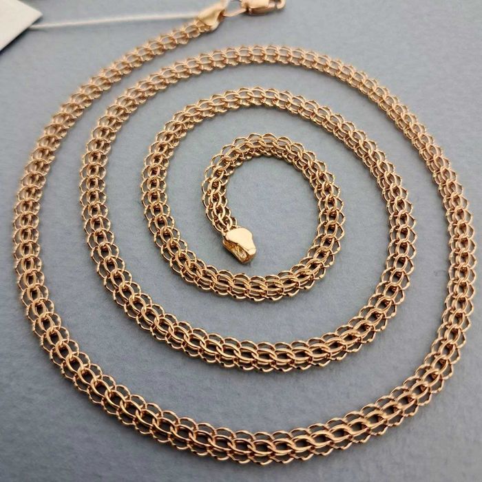 Срочно! Золотая Цепочка 5,72 гр 50 см Стильная Новая Золото 585 проба