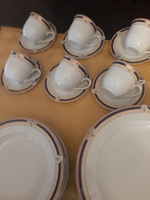 Servico de louça de porcelana francesa