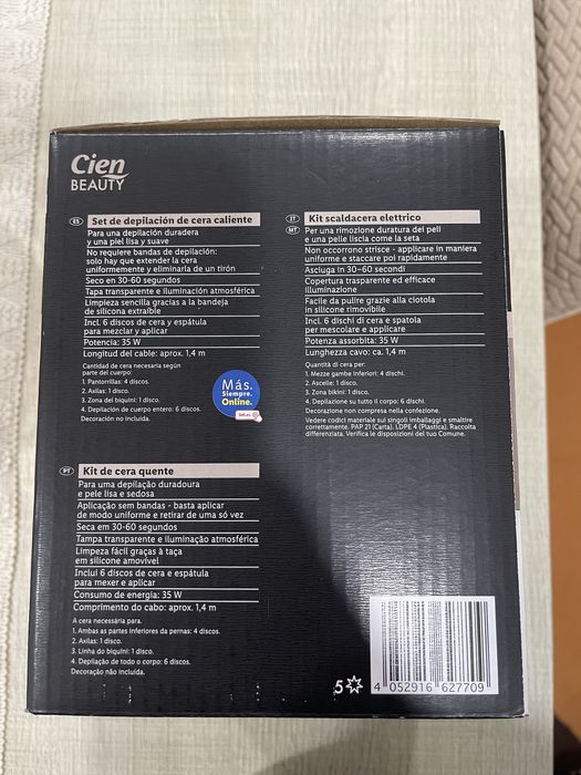 Kit de cera quente