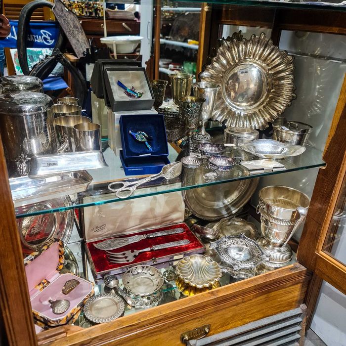 Concha Antiga Prata 833 – Peça Batismal c/ Bases Forma Carpa (102 g)