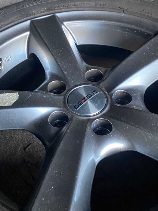 Jantes Dezent+Pneus Dunlop 205/55 R16 TUDO NOVO. CONJUNTO OU SEPARADO.
