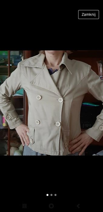 Kurtka bawełniana, elegancka