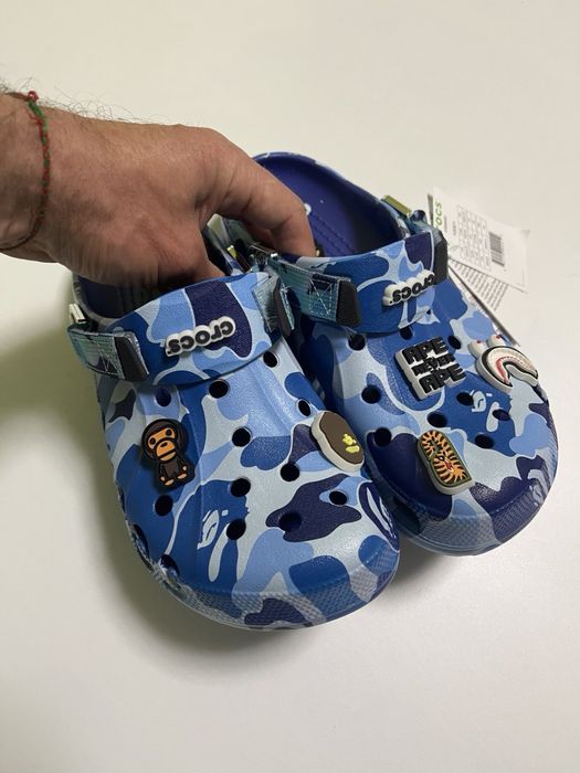 Crocs bape aape baby milo balenciaga supreme chrome hearts кроксы
