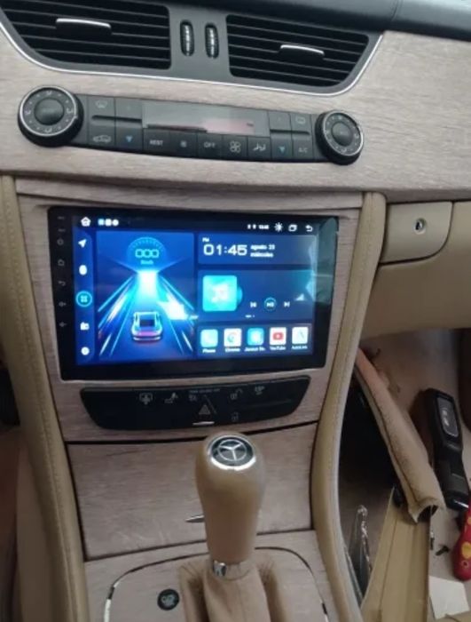Rádio Android 14 com GPS Mercedes W211/CLS (Artigo Novo)