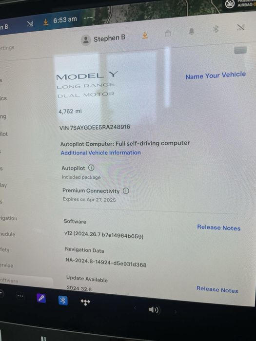 Tesla Model Y MCU 2023-2024 Ryzen