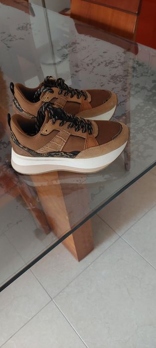 Tenis plataforma zara