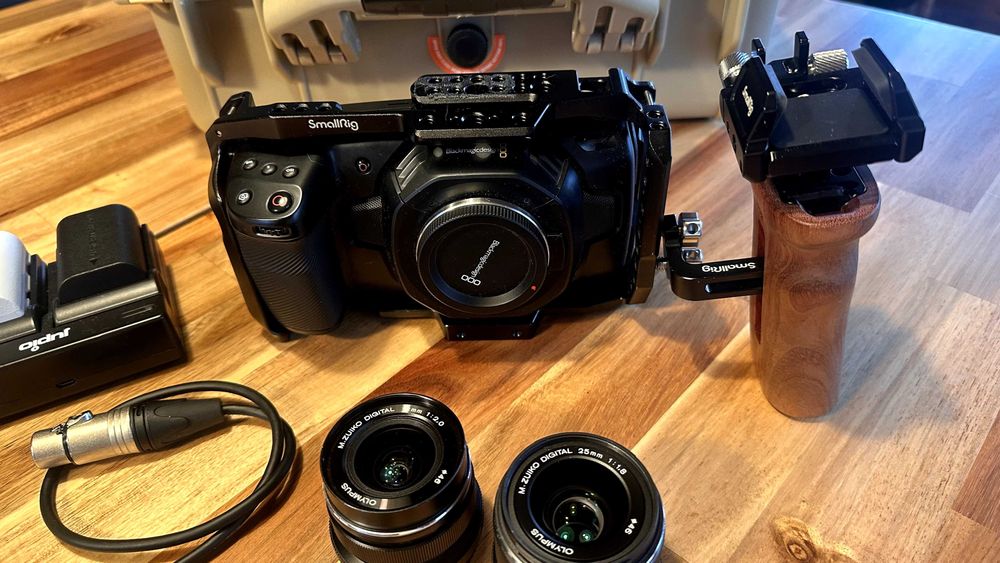 Blackmagic Design 4k Camera e Acessórios / Case