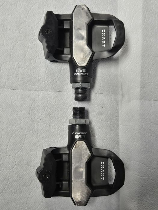 Pedały z pomiarem mocy look srm exakt dual keo obustronny spd rowerowe
