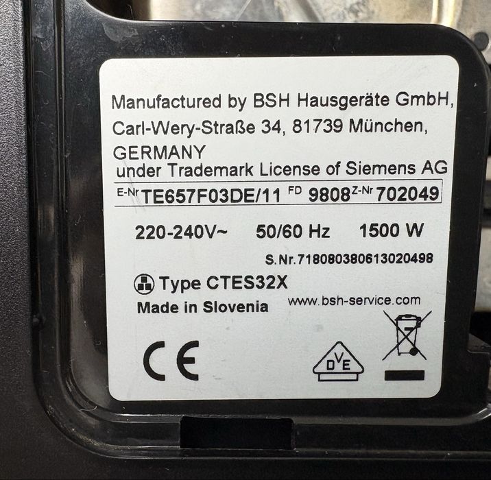 Siemens EQ.6 plus extraklasse