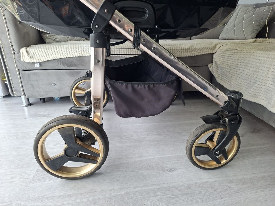 Wozek 3w1 4w1 Junama diamond duo dla bliźniakow blizniaczy podwojny