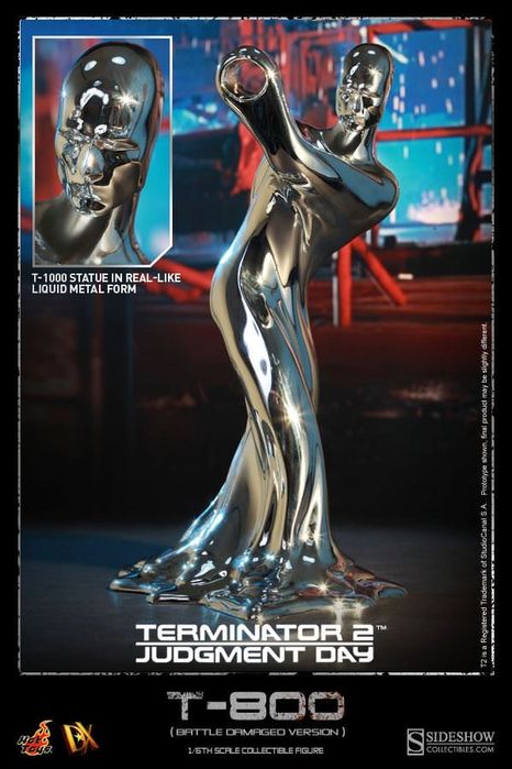 Фигурка 1/6 hot toys DX 13 TERMINATOR 2 T-800 BATTLE DAMAGED