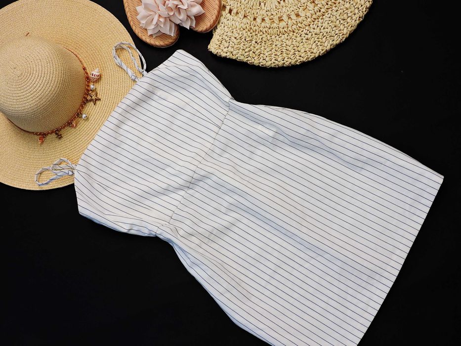 Pull & Bear Sukienka ramiączka paski M