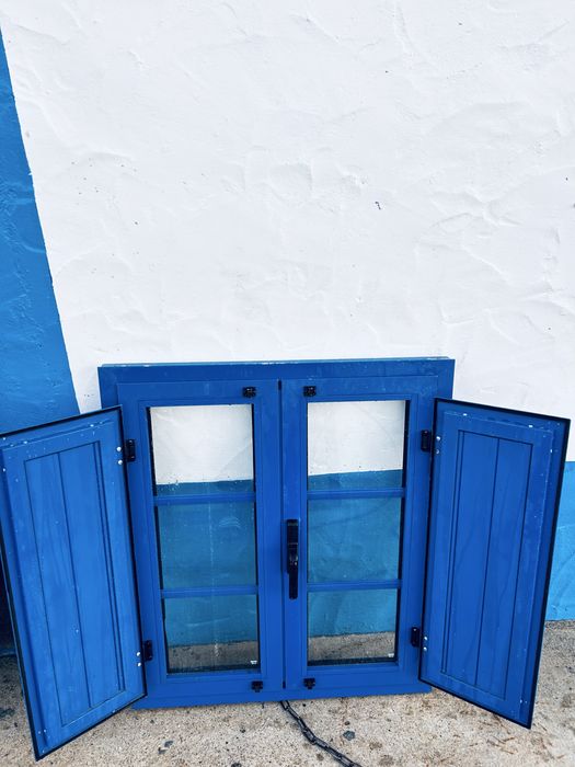 Janela aluminio com veda luz