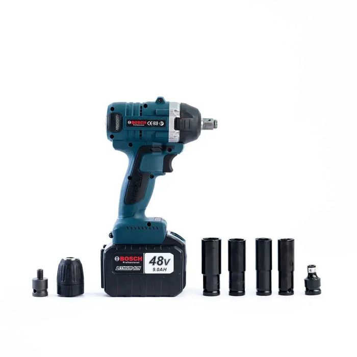 Набор Bosch 4-в-1 (перфоратор, болгарка, шуруповерт, гайковерт)Арт.987