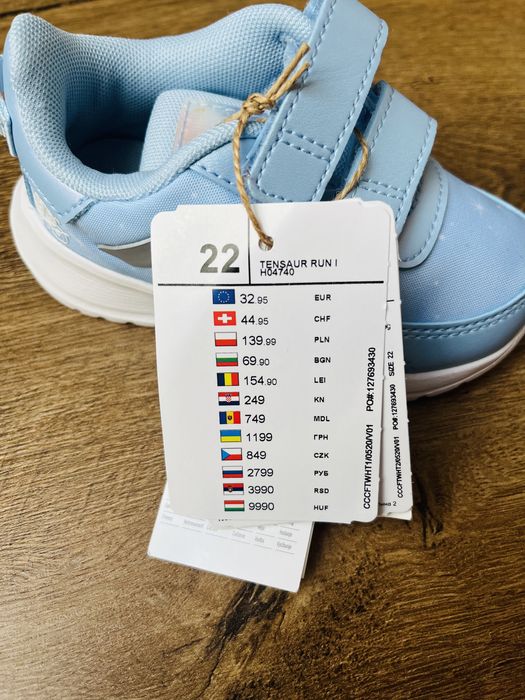 Buty dziecięce Adidas Tensaur Run I H04740 rozm 22
