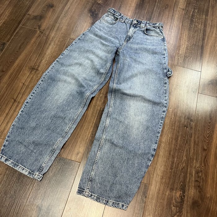 ЯК НОВІ Стильні жіночі джинси Bershka Baggy світло-блакитні, розмір М
