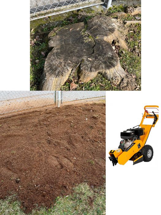 Usuwanie pni frezarką lub mini koparką