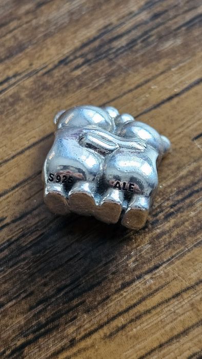 Pandora Charms "czułe objęcia" srebro/złoto