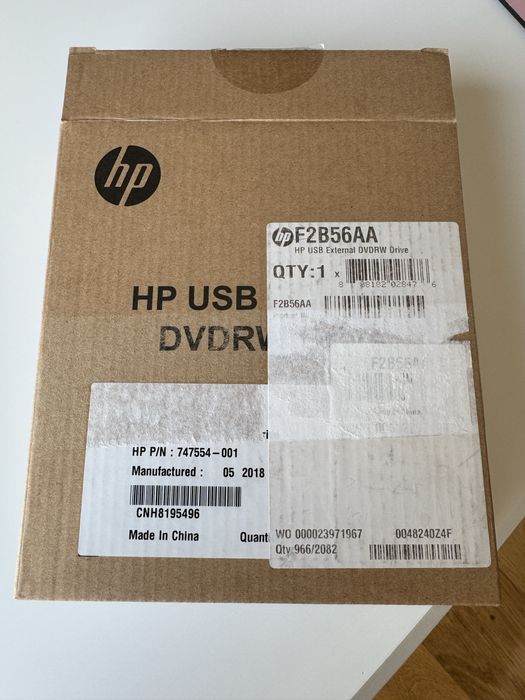 Zewnętrzna  nagrywarka HP