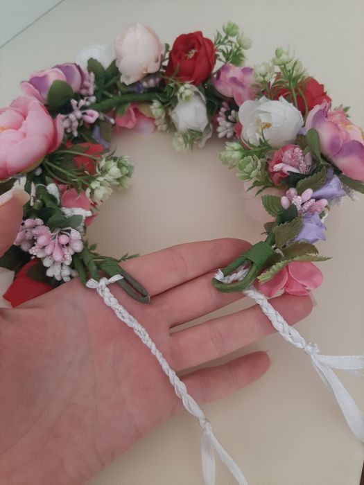 Віночок для дівчинки. Святковий вінок на голову. Віночок під вишиванку