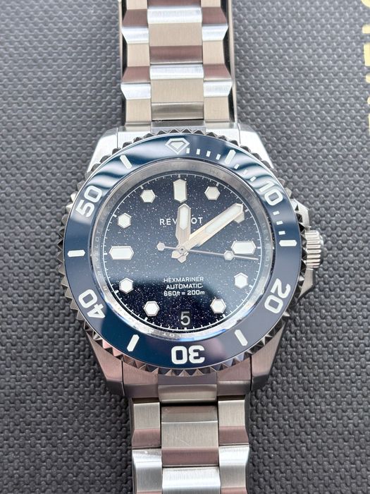 Revelot Hexmariner 39 V2 granatowy aventurine WR200