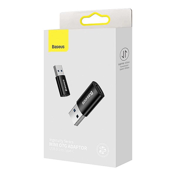Baseus Ingenuity Series Mini przejściówka adapter USB 3.1 OTG do USB T