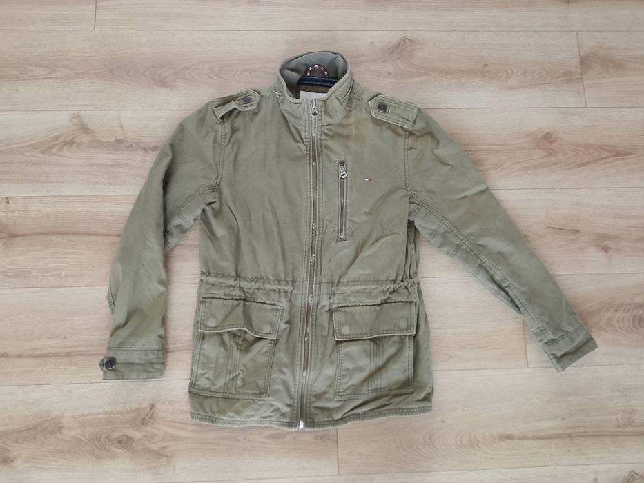 Tommy Hilfiger THDM Washed Field Jacket Olive Night kurtka M wiatrówka