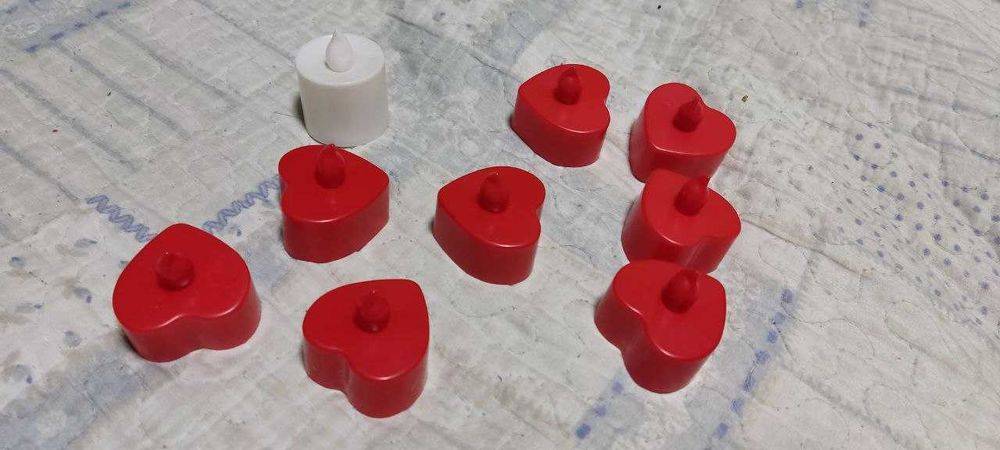 Набір декоративних свічок на батарейках святкові свічки на подарок