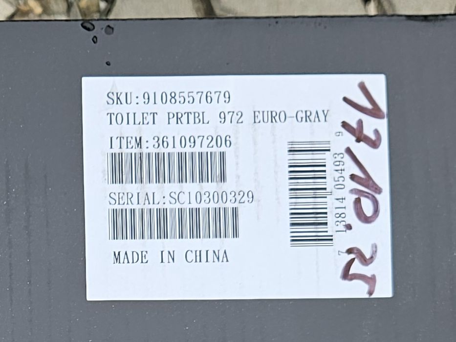 Toaleta turystyczna Dometic 972