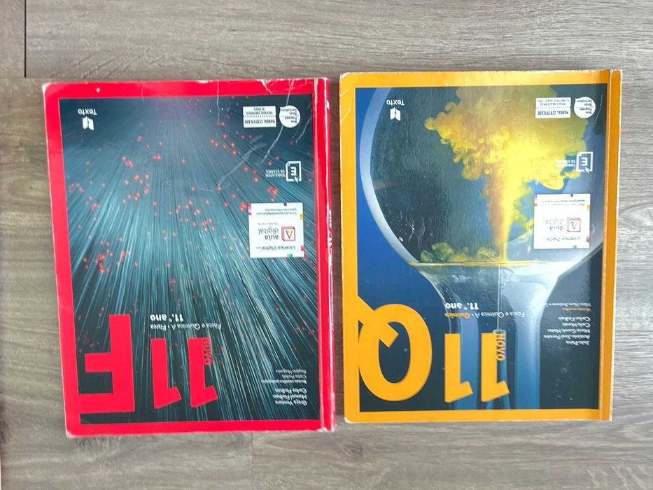 Livros escolares secundário Física e Química