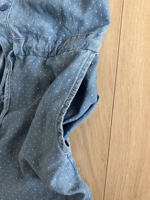 Nowy kombinezon letni, jeans, 164 cm