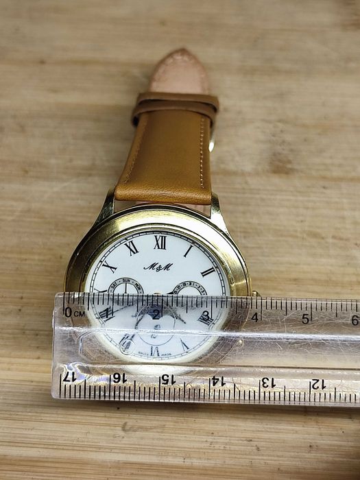 Chronograf M&M. Swiss made