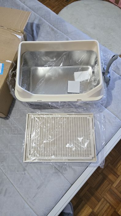 Caixa de areia inoxidável