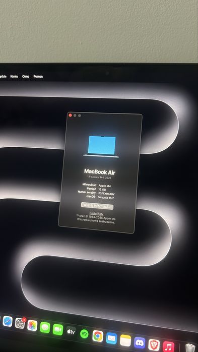 Macbook Air 13 M4 16GB RAM 256GB SSD