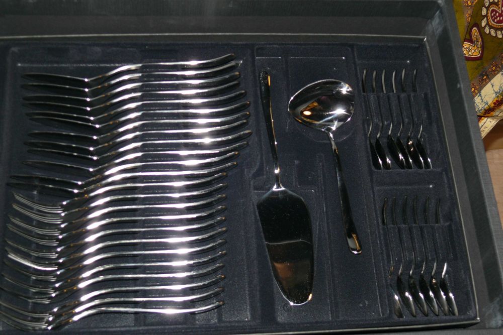 Bra Faqueiro de 113 peças de aço inoxidável Verona