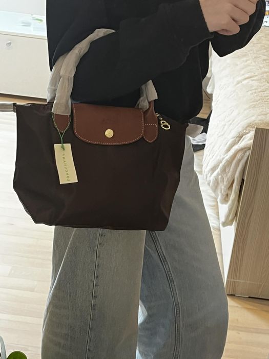 Longchamp bag torebka brown S