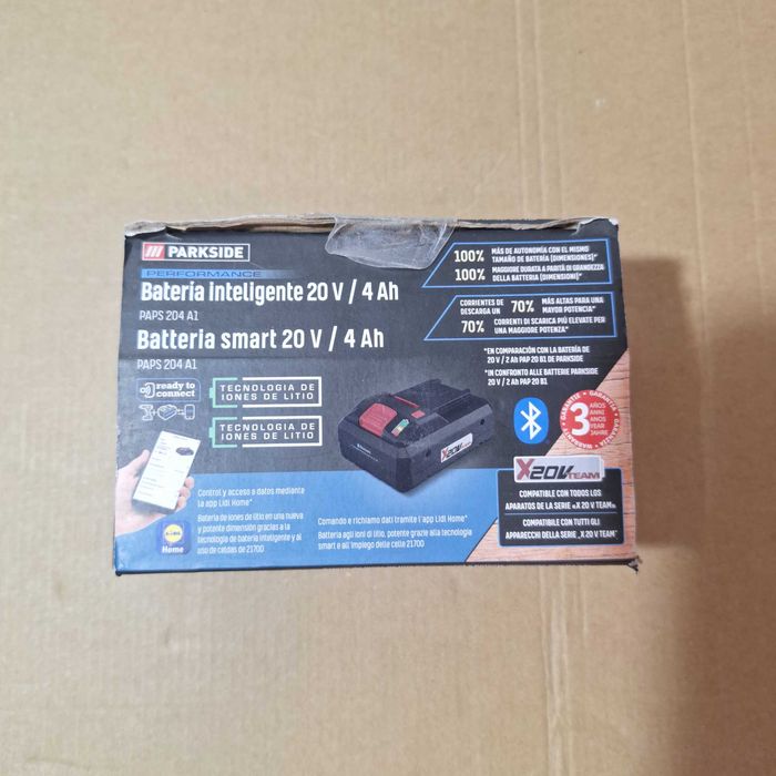 Bateria Inteligente Parkside Performance 20V 4Ah ( Nova )