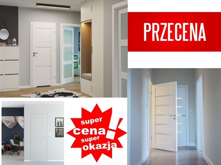 HIT drzwi wewnętrzne pokojowe modułowe od 380 zł TANIO