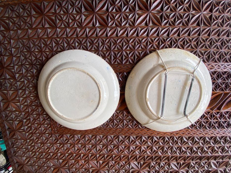 Pratos Faiança Portuguesa Séc XIX 23,5 cm