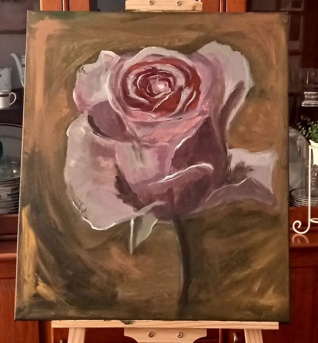 Quadro pintado á mão