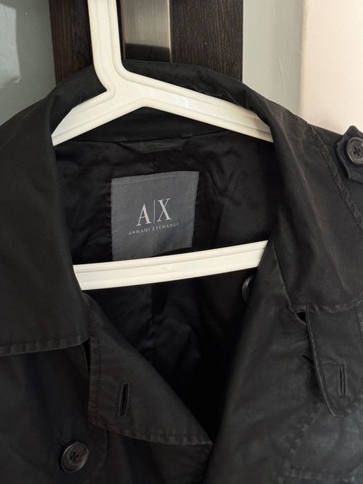 Płaszcz czarny Armani Exchange