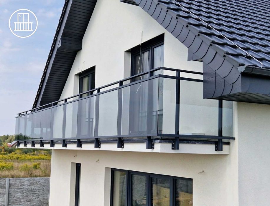 Balustrady szklane