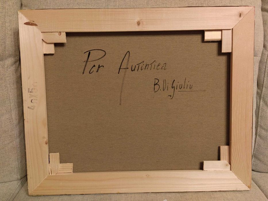Pintura Bruno Di Giulio, óleo sobre tela