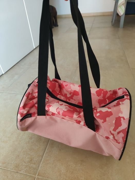 Saco de ginástica rosa
